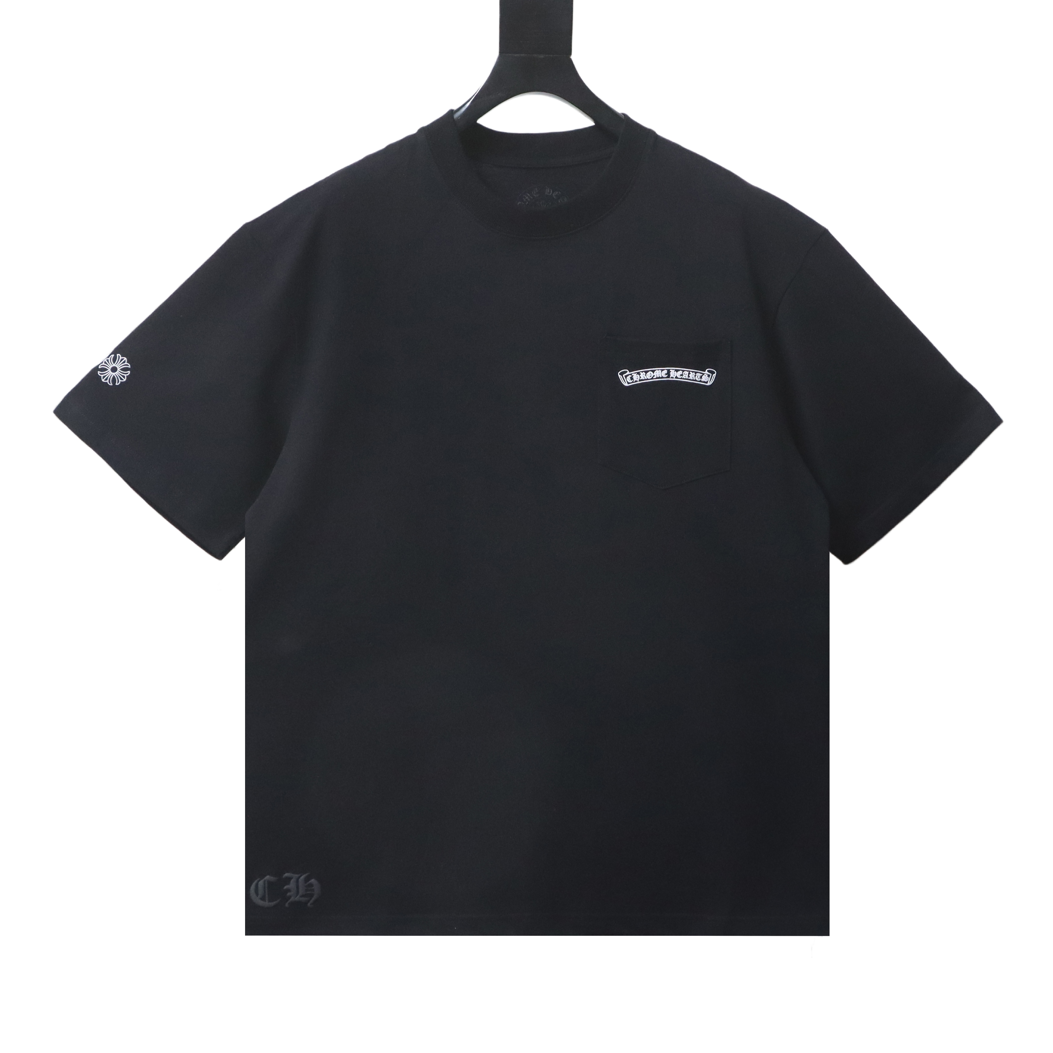 EM Sneakers Chrome Hearts Eye Chart Dagger Black T-shirt