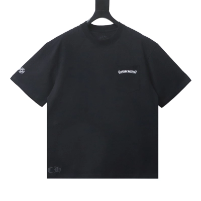 EM Sneakers Chrome Hearts Eye Chart Dagger Black T-shirt 01
