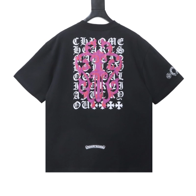 EM Sneakers Chrome Hearts Eye Chart Dagger Black T-shirt 02