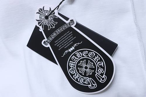 EM Sneakers Chrome Hearts Pink Horseshoe Pocket Sleeve T-shirt White