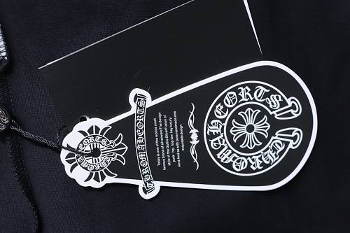 EM Sneakers Chrome Hearts Pink Horseshoe Pocket Sleeve T-shirt Black