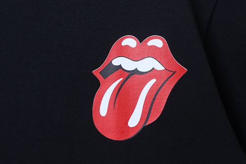 EM Sneakers Chrome Hearts Rolling Stones T-shirt Black