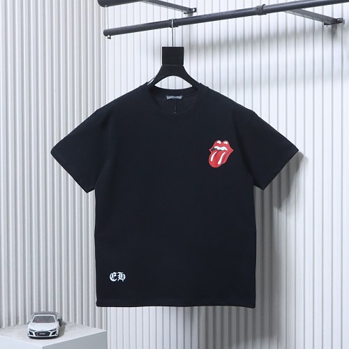 EM Sneakers Chrome Hearts Rolling Stones T-shirt Black