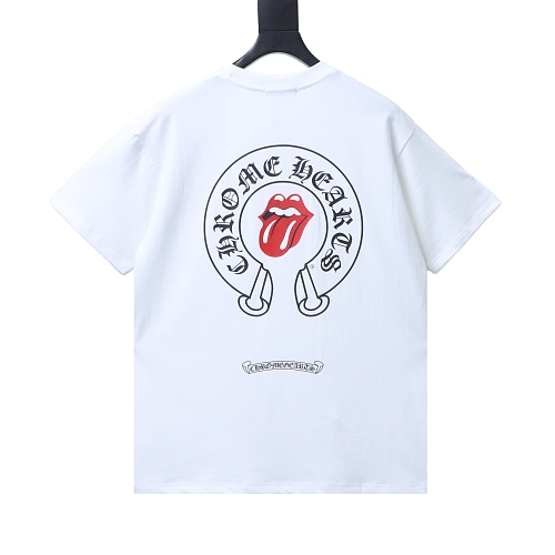 EM Sneakers Chrome Hearts Rolling Stones T-shirt White