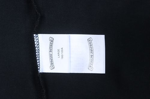 EM Sneakers Chrome Hearts Sanskrit Letter Print Crewneck T-Shirt Black