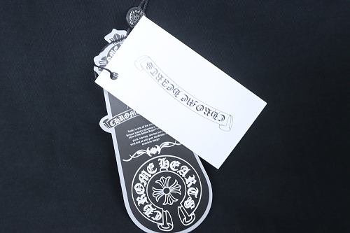 EM Sneakers Chrome Hearts Sanskrit Letter Print Crewneck T-Shirt Black