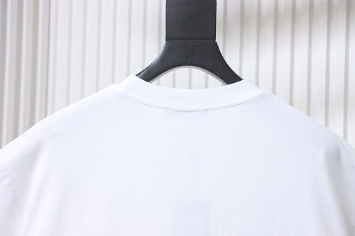 EM Sneakers Chrome Hearts Sanskrit Letter Print Crewneck T-Shirt White
