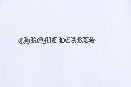 EM Sneakers Chrome Hearts Sanskrit Letter Print Crewneck T-Shirt White
