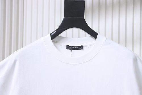 EM Sneakers Chrome Hearts Sanskrit Letter Print Crewneck T-Shirt White