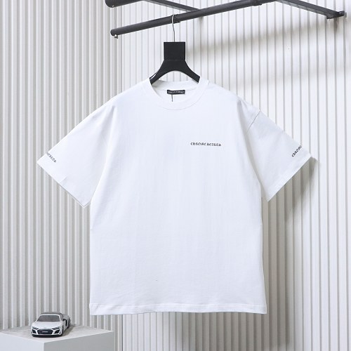 EM Sneakers Chrome Hearts Sanskrit Letter Print Crewneck T-Shirt White
