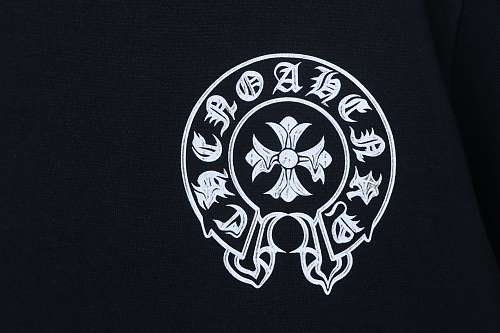 EM Sneakers Chrome Hearts SS26 Horseshoe Logo Back-Print T-Shirt Black