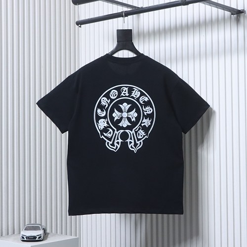 EM Sneakers Chrome Hearts SS26 Horseshoe Logo Back-Print T-Shirt Black