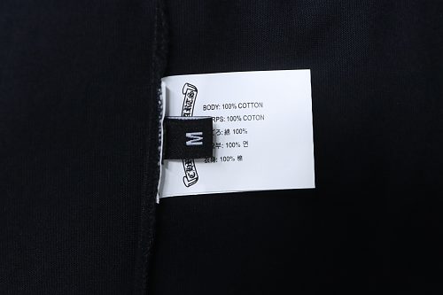 EM Sneakers Chrome Hearts SS26 Horseshoe Logo Back-Print T-Shirt Black