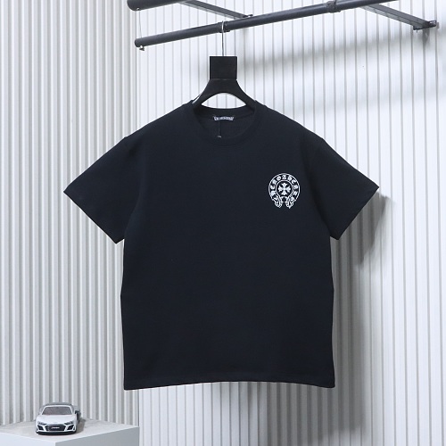 EM Sneakers Chrome Hearts SS26 Horseshoe Logo Back-Print T-Shirt Black