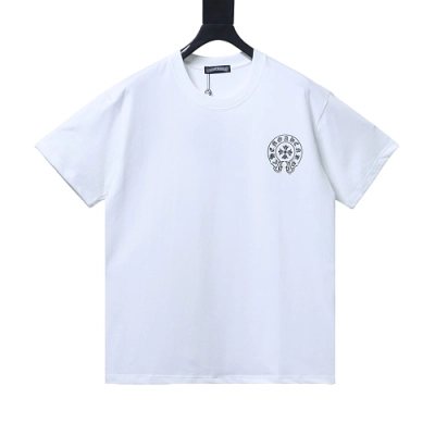 EM Sneakers Chrome Hearts SS26 Horseshoe Logo Back-Print T-Shirt White 01