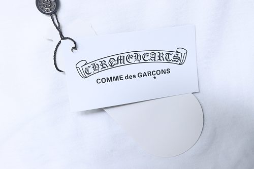 EM Sneakers Chrome Hearts SS26 Horseshoe Logo Back-Print T-Shirt White