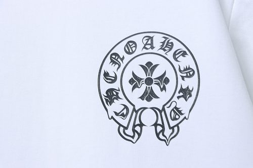 EM Sneakers Chrome Hearts SS26 Horseshoe Logo Back-Print T-Shirt White