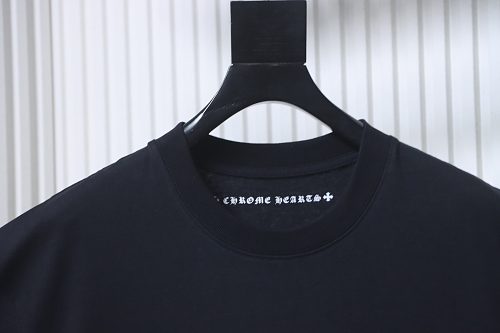 EM Sneakers Chrome Hearts USA Banner Back Logo Pocket Tshirt Black
