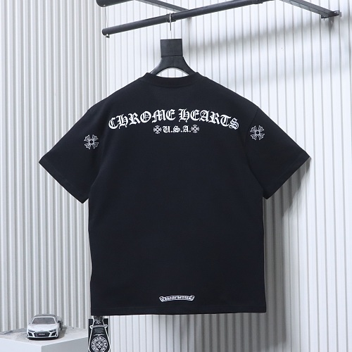 EM Sneakers Chrome Hearts USA Banner Back Logo Pocket Tshirt Black
