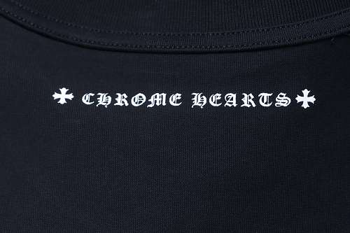 EM Sneakers Chrome Hearts USA Banner Back Logo Pocket Tshirt Black