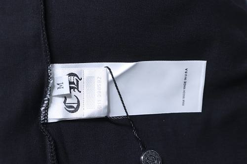 EM Sneakers Chrome Hearts USA Banner Back Logo Pocket Tshirt Black