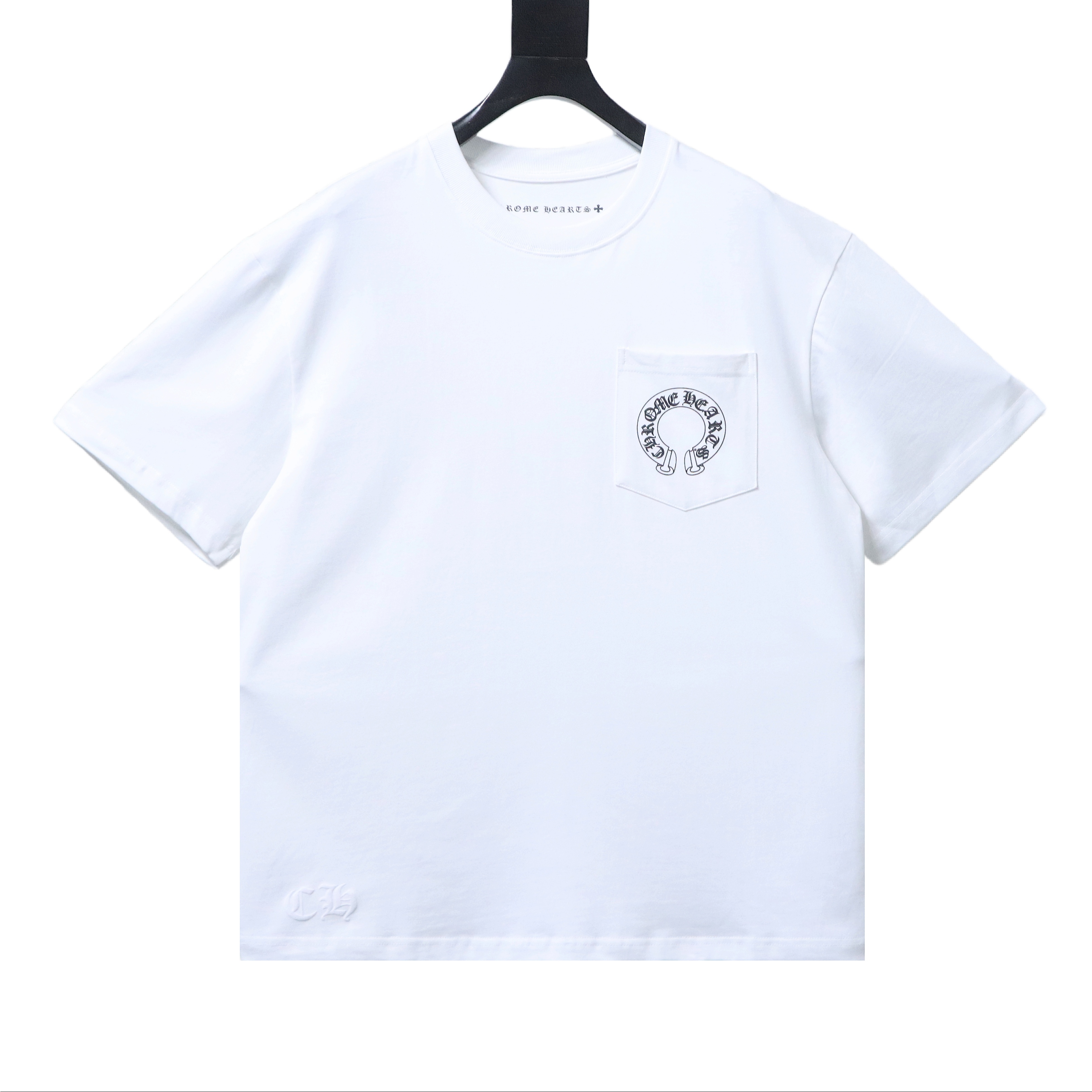 EM Sneakers Chrome Hearts USA Banner Back Logo Pocket Tshirt White
