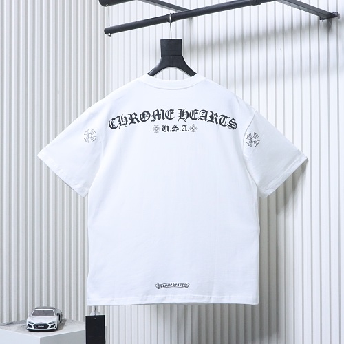 EM Sneakers Chrome Hearts USA Banner Back Logo Pocket Tshirt White