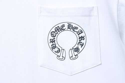 EM Sneakers Chrome Hearts USA Banner Back Logo Pocket Tshirt White