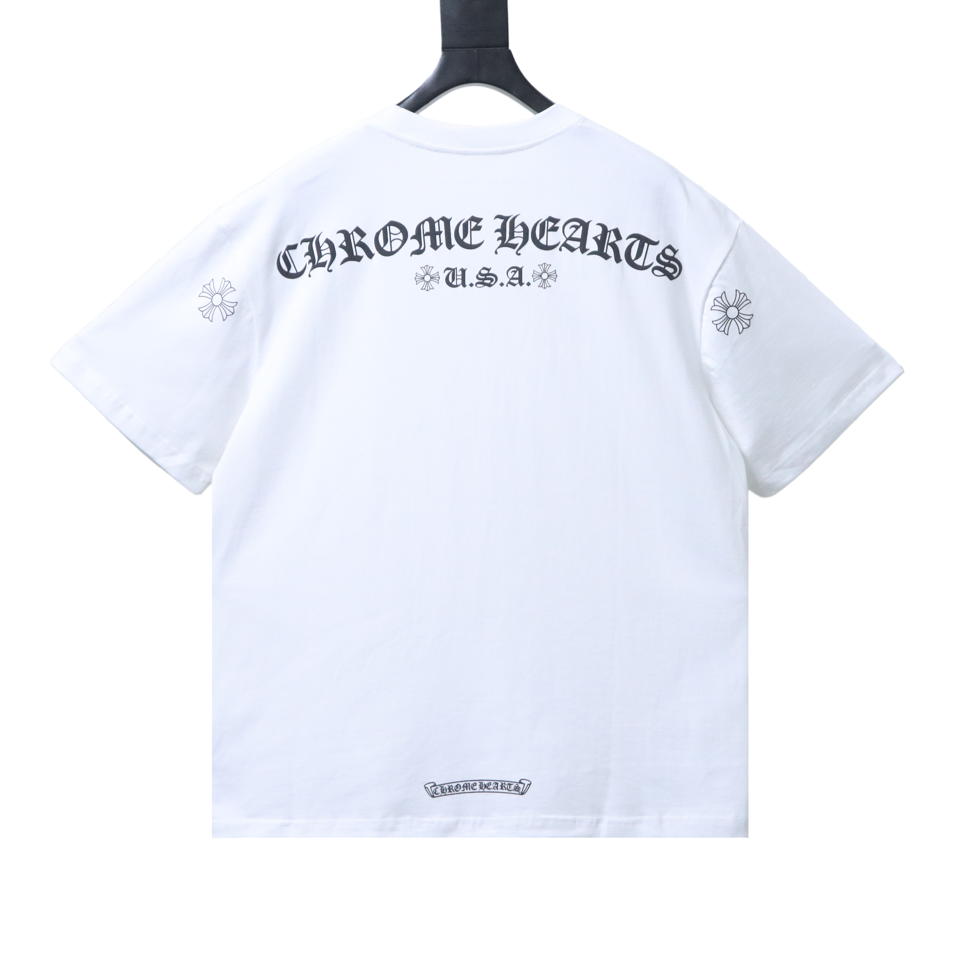 EM Sneakers Chrome Hearts USA Banner Back Logo Pocket Tshirt White
