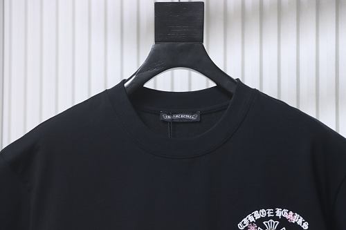 EM Sneakers Chrome Hearts x Kyosuke Himuro Collaboration Embroidered T-Shirt Black