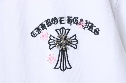 EM Sneakers Chrome Hearts x Kyosuke Himuro Collaboration Embroidered T-Shirt White