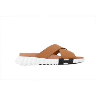 EM Sneakers Hermes Infra Sandals Brown 02