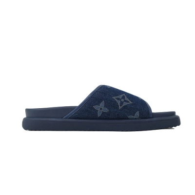 EM Sneakers Louis Vuitton Miami Mule Denim Blue 02