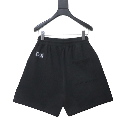 EM Sneakers Chrome Hearts SS26 Red Lips Appliqué & Embroidery Shorts Black