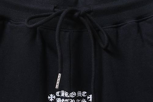 EM Sneakers Chrome Hearts SS26 Red Lips Appliqué & Embroidery Shorts Black