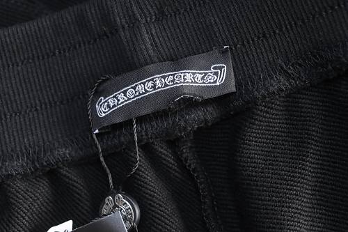 EM Sneakers Chrome Hearts SS26 Red Lips Appliqué & Embroidery Shorts Black