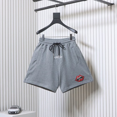 EM Sneakers Chrome Hearts SS26 Red Lips Appliqué & Embroidery Shorts Gray