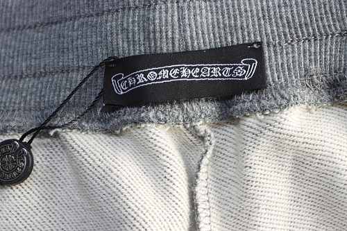 EM Sneakers Chrome Hearts SS26 Red Lips Appliqué & Embroidery Shorts Gray