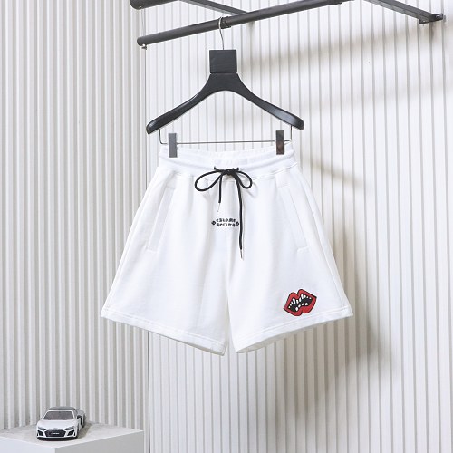 EM Sneakers Chrome Hearts SS26 Red Lips Appliqué & Embroidery Shorts White