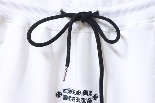 EM Sneakers Chrome Hearts SS26 Red Lips Appliqué & Embroidery Shorts White