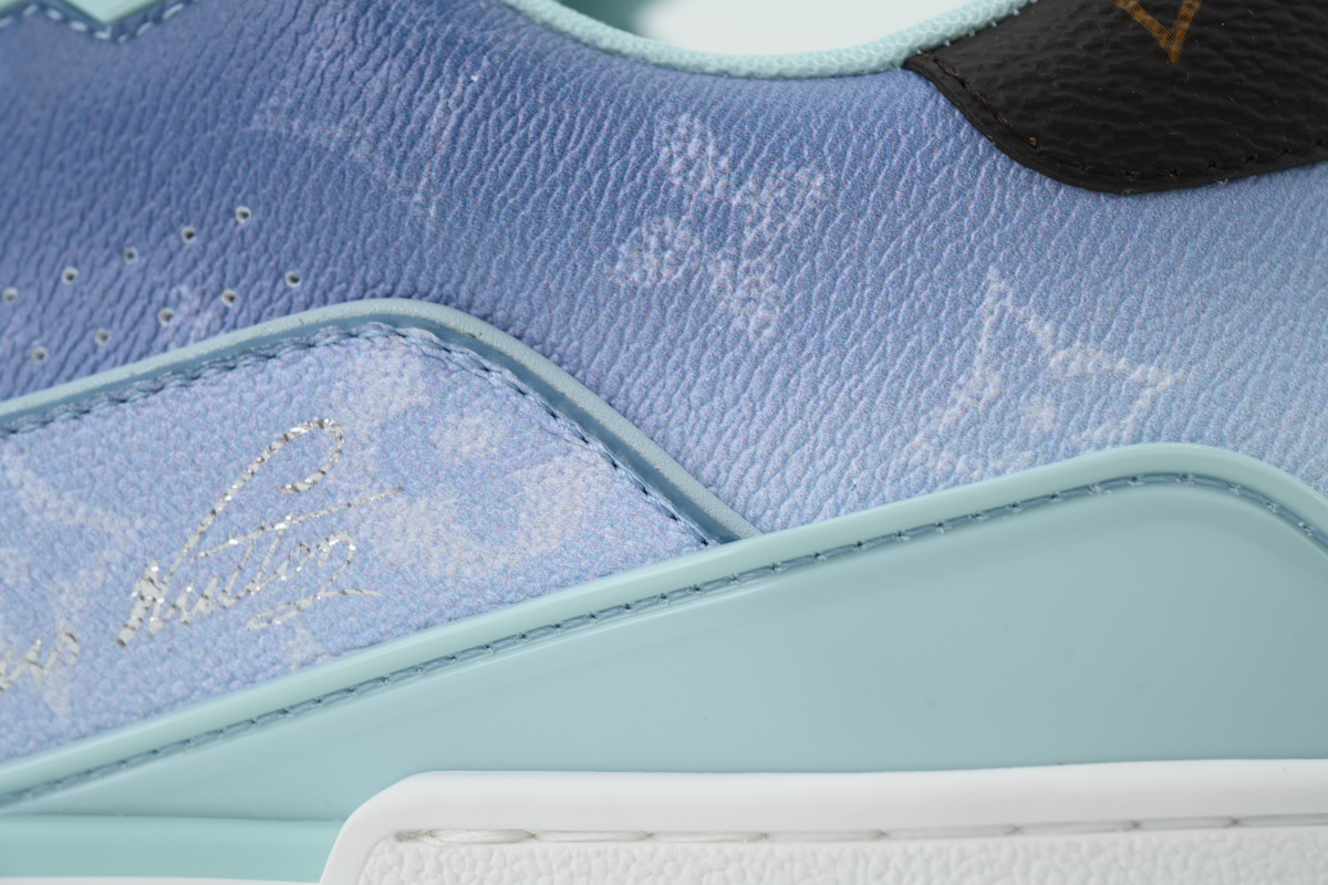 EM Sneakers Louis Vuitton Trainer Sneaker(NFC Chip Edition)Blue