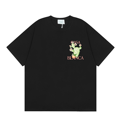 EM Sneakers Casablanca Cactus-Print T-Shirt White /Black 