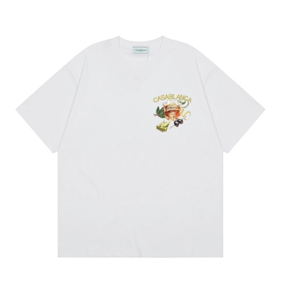 EM Sneakers Casablanca Casa Club T-Shirt White /Black  02