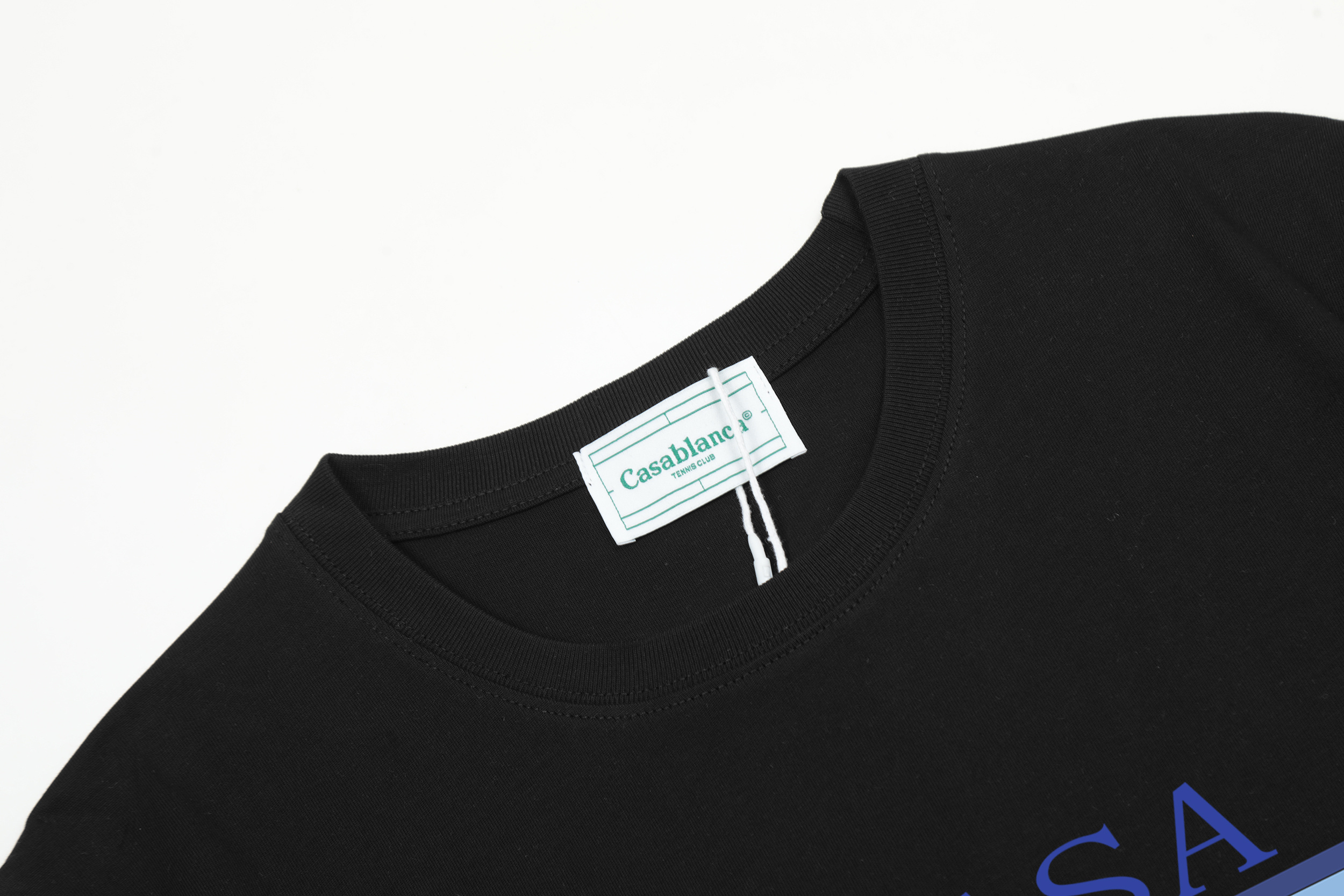 EM Sneakers Casablanca T-Shirt Casablanca Par Avion White /Black