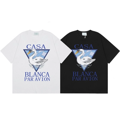 EM Sneakers Casablanca T-Shirt Casablanca Par Avion White /Black 01