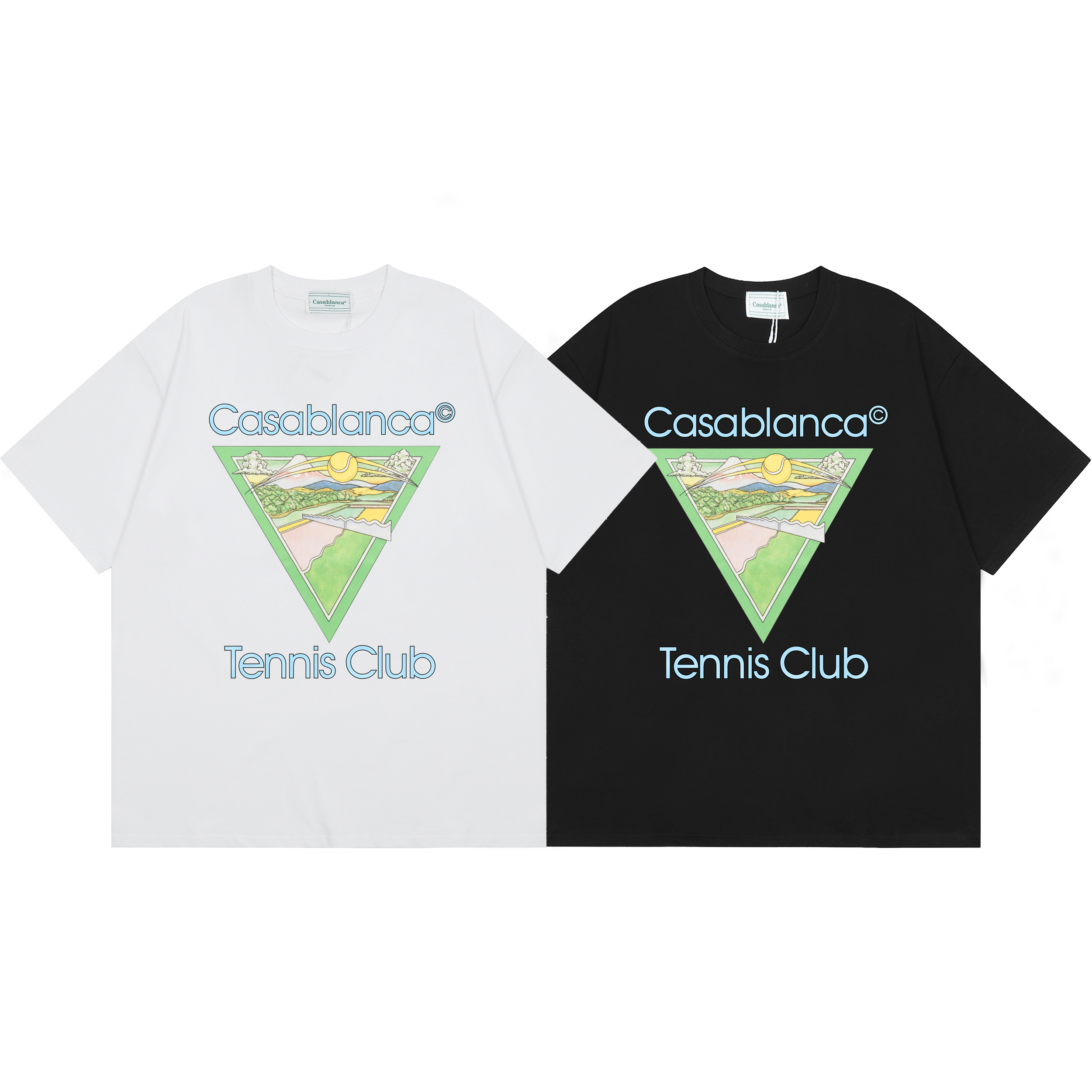 EM Sneakers Casablanca Tennis Club Icon T-shirt White /Black