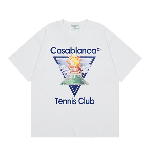 EM Sneakers Casablanca Tennis Club Sun Printed T-Shirt White /Black 