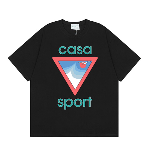EM Sneakers Casablanca Triangle Seascape Print T-Shirt White /Black