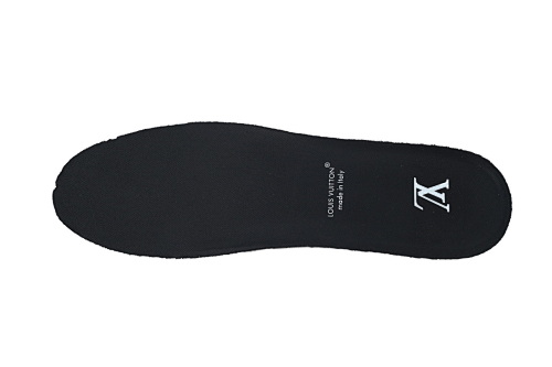 EM Sneakers Louis Vuitton Trainer(NFC Chip Edition)Black Embossed Monogram