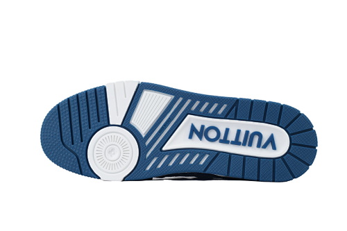 EM Sneakers Louis Vuitton Trainer(NFC Chip Edition)Blue Jean